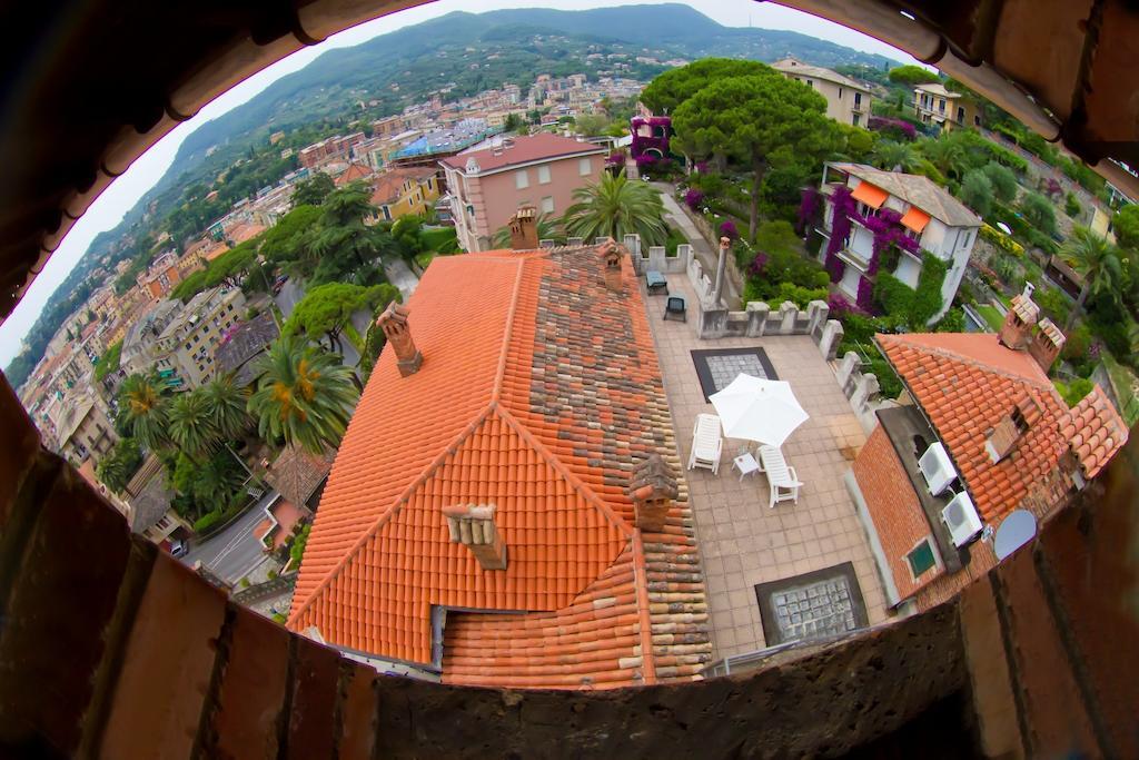 Hotel La Vela-Castello Il Rifugio ซานตา มาร์เกอริตา ลีกูเร ภายนอก รูปภาพ