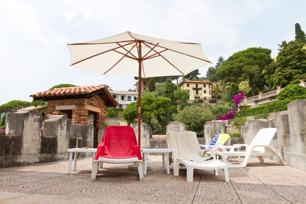 Hotel La Vela-Castello Il Rifugio ซานตา มาร์เกอริตา ลีกูเร ภายนอก รูปภาพ